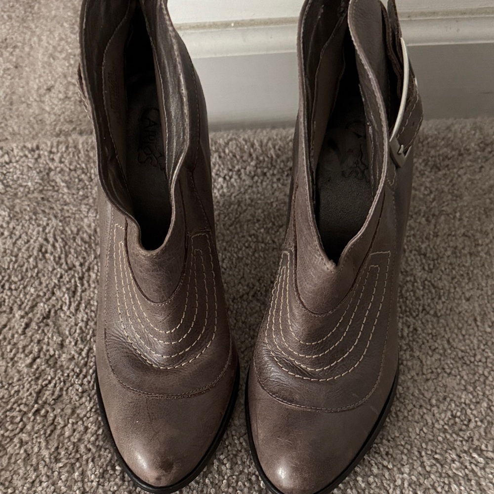 Stylish Gray Ankle Boots